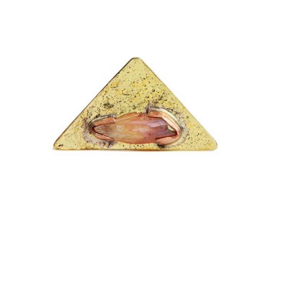 💫💫Saachi mystic crystal triangle ring. 5.5. NWB.